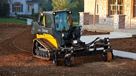 power trac skid steer roto tiller attachments|john deere tiller rakes.